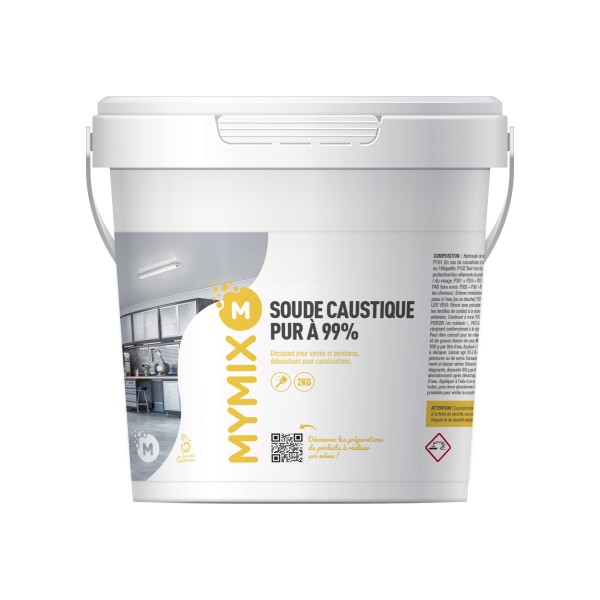 SOUDE CAUSTIQUE PUR À 99% 2KG