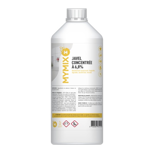 JAVEL CONCENTRÉE 7,6% 1L