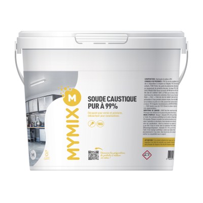 Soude caustique pur à 99% 5KG