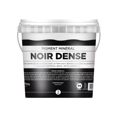 Pigment Mineral  : NOIR DENSE 1KG