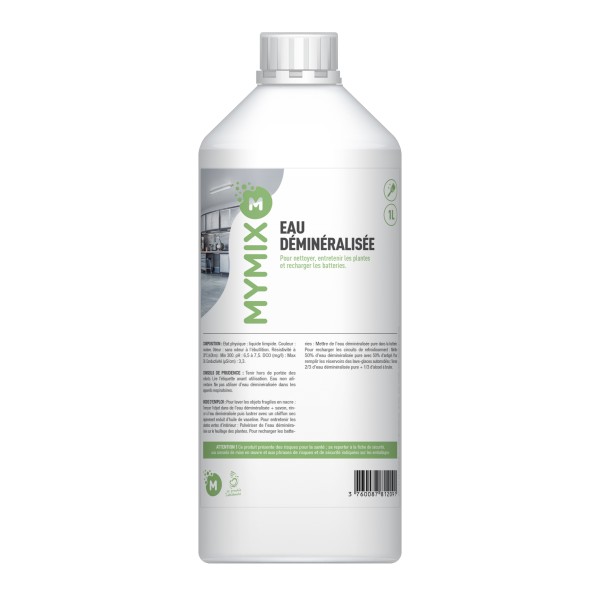 EAU DEMINERALISEE BOUTEILLE 1L