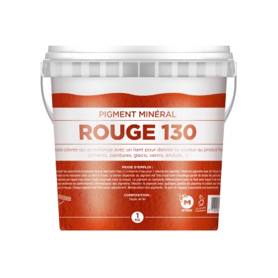 Pigment Mineral : ROUGE 130 1KG