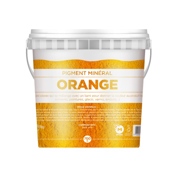 PIGMENT MINERAL  : ORANGE  900G