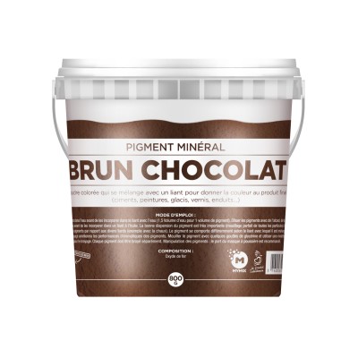 Pigment Mineral  : BRUN CHOCOLAT 1KG